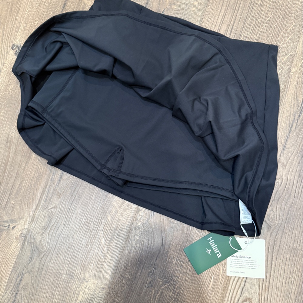 HALARA Black Bow-Accent Skort - Picture 8 of 10